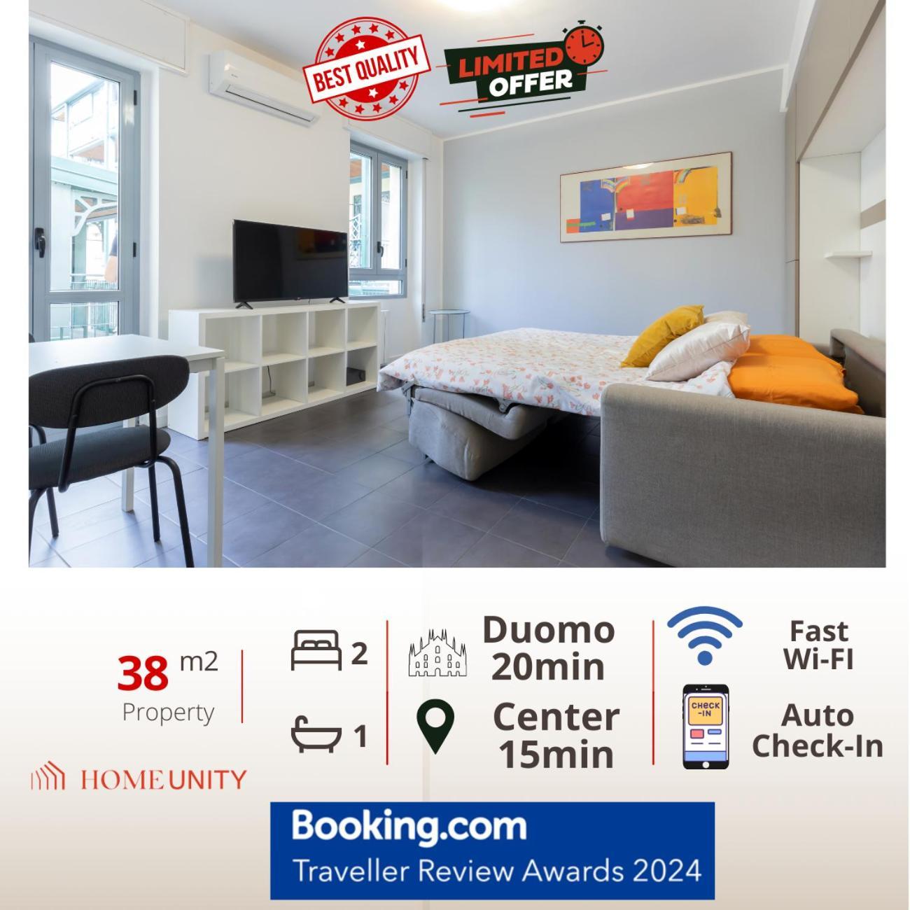 Apartament 20Mins From Duomo - Renovated Apt Near City Center Mediolan Zewnętrze zdjęcie